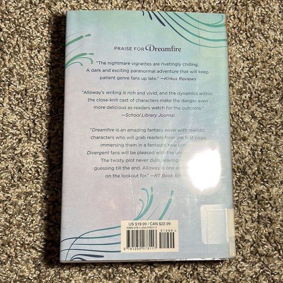 book: dreamfever by kit alloway. genre: fantasy - Picture 3 of 3